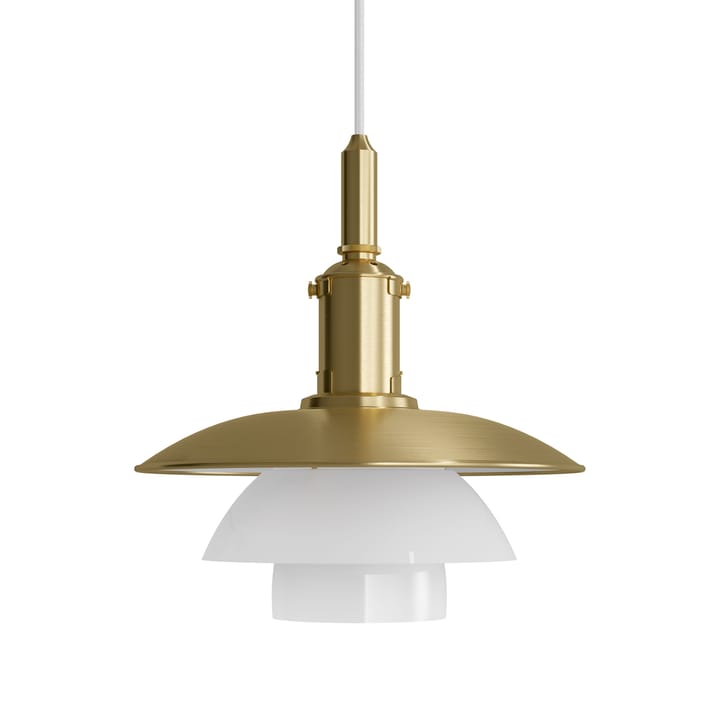 Lámpara colgante PH 3/3 Limited Edition, Latón-vidrio opal Louis Poulsen