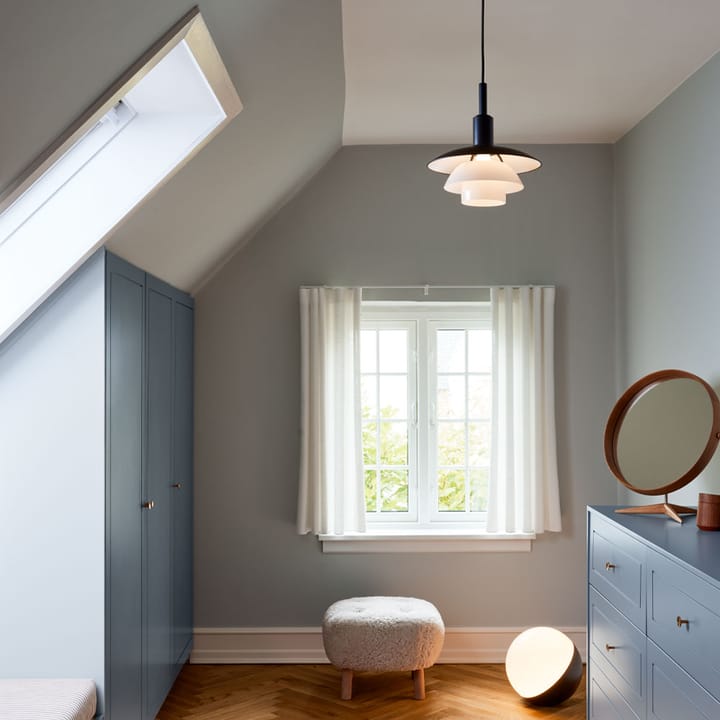 Lámpara colgante PH 3/3, Vidrio opal blanco Louis Poulsen