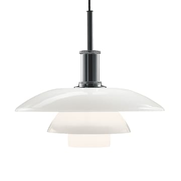 Lámpara colgante PH 4½-4 vidrio opal - Cromo - Louis Poulsen