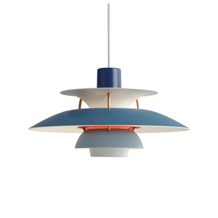 Lámpara colgante PH 5 - Ø300, Azul - Louis Poulsen