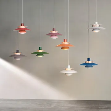 Lámpara colgante PH 5 - Ø300, Azul - Louis Poulsen
