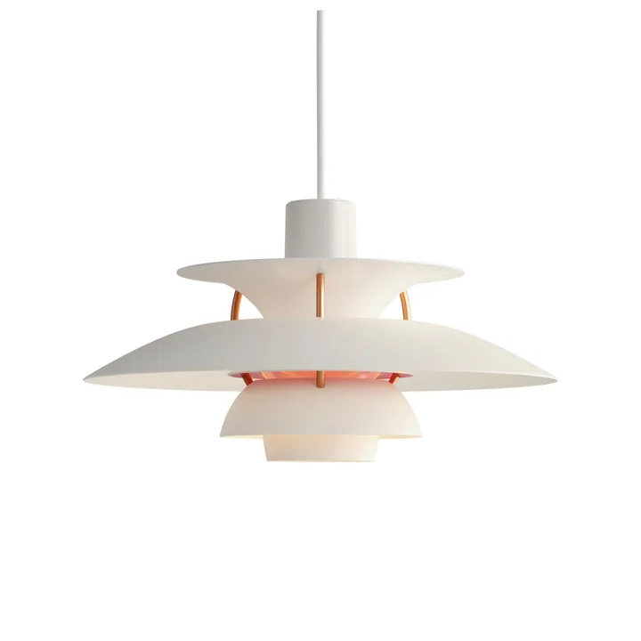 Lámpara colgante PH 5 - Ø300, Blanco moderno - Louis Poulsen
