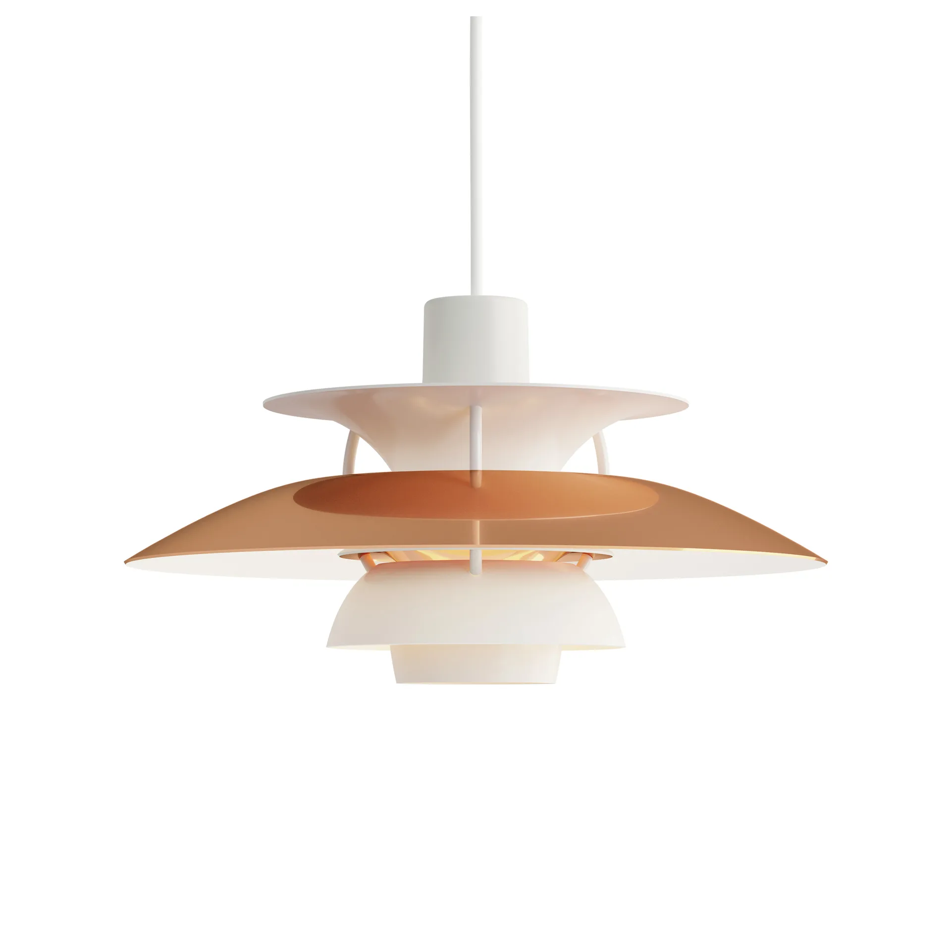 Lámpara colgante PH 5, Ø300, Cobre Louis Poulsen