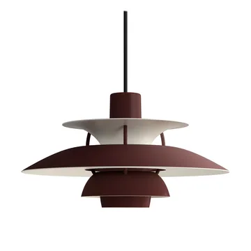 Lámpara colgante PH 5 - Ø300, Monochrom burgundy - Louis Poulsen