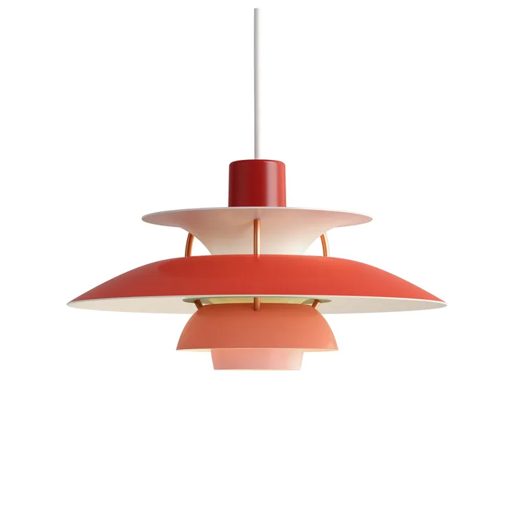 Lámpara colgante PH 5 - Ø300, Rojo - Louis Poulsen