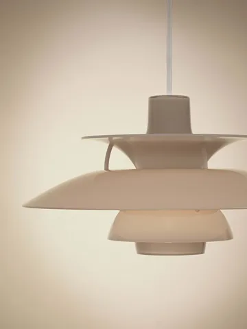 Lámpara colgante PH 5 - Ø320, Opal beige - Louis Poulsen