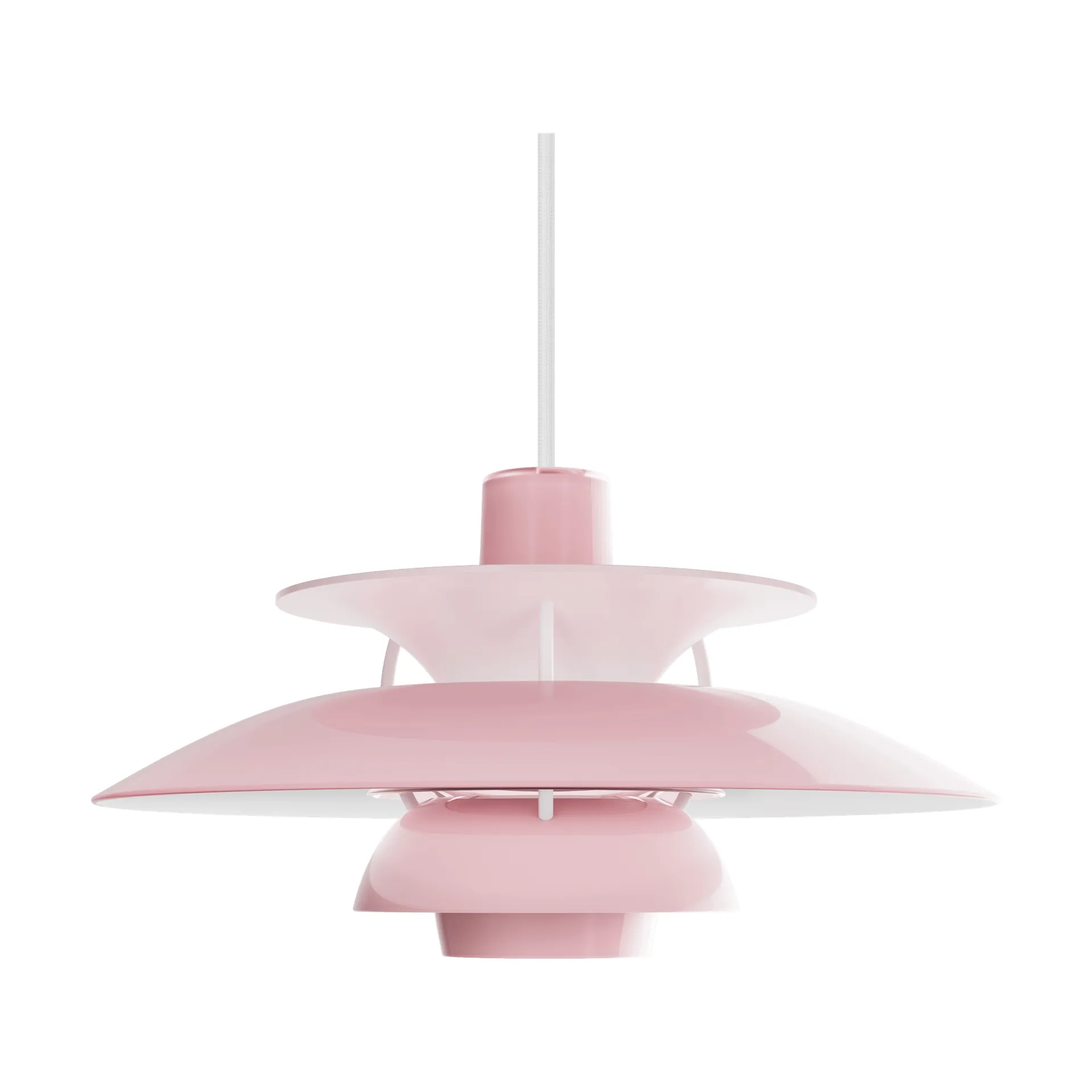 Lámpara colgante PH 5, Ø320, Opal pale rose Louis Poulsen