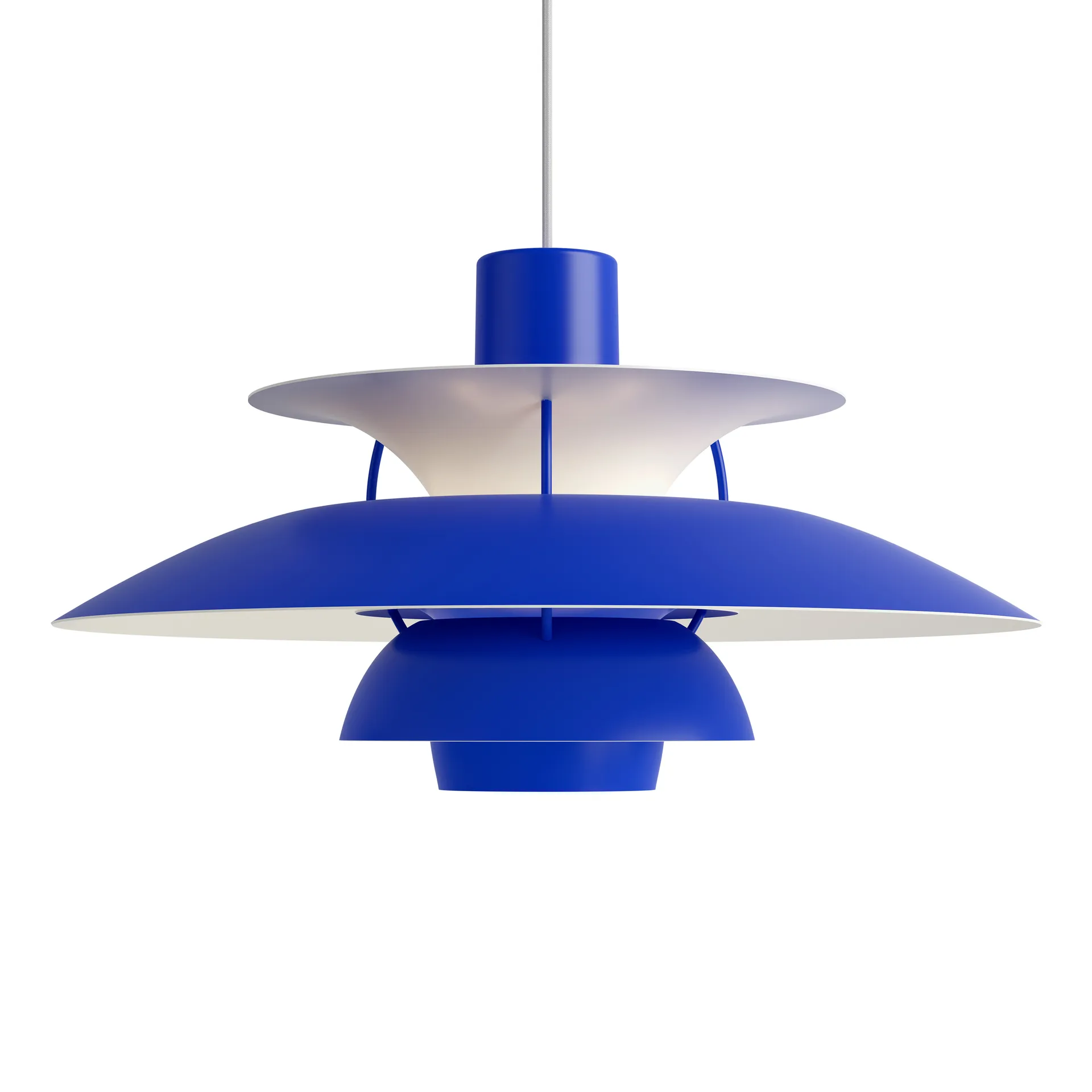 Lámpara colgante PH 5, Ø500, Azul Louis Poulsen