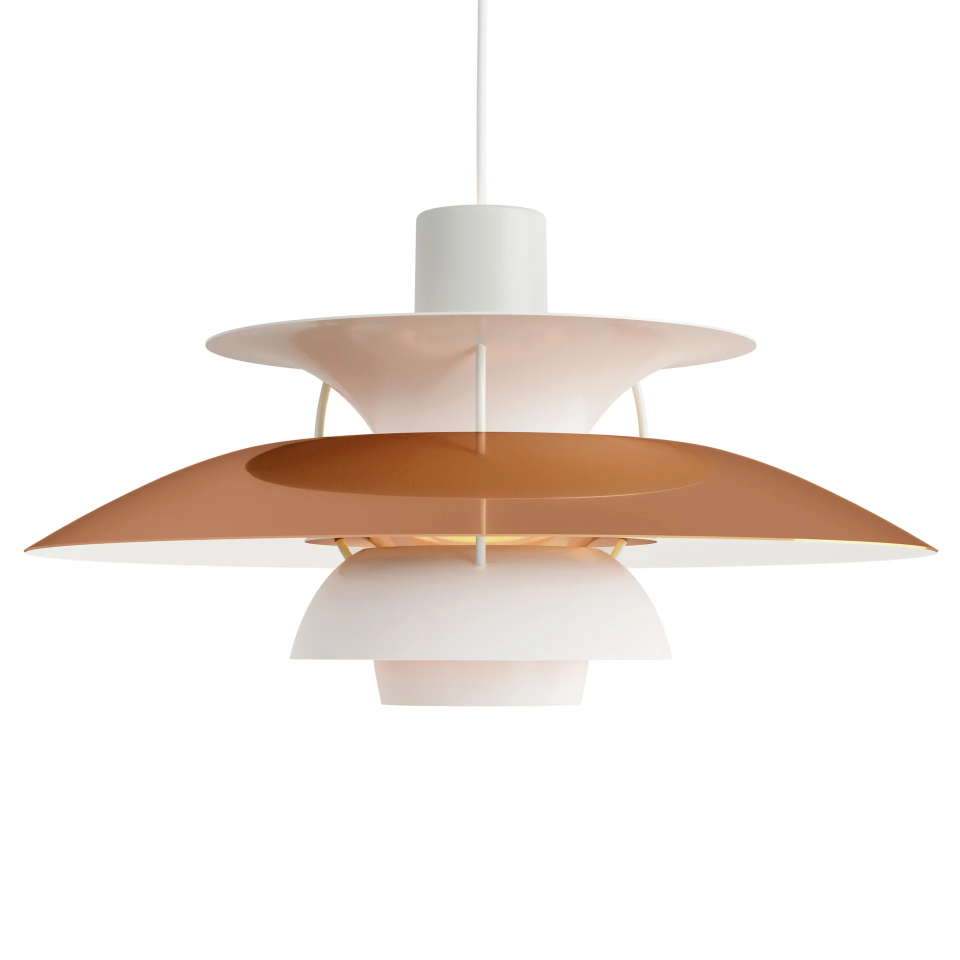 Lámpara colgante PH 5, Ø500, Cobre Louis Poulsen