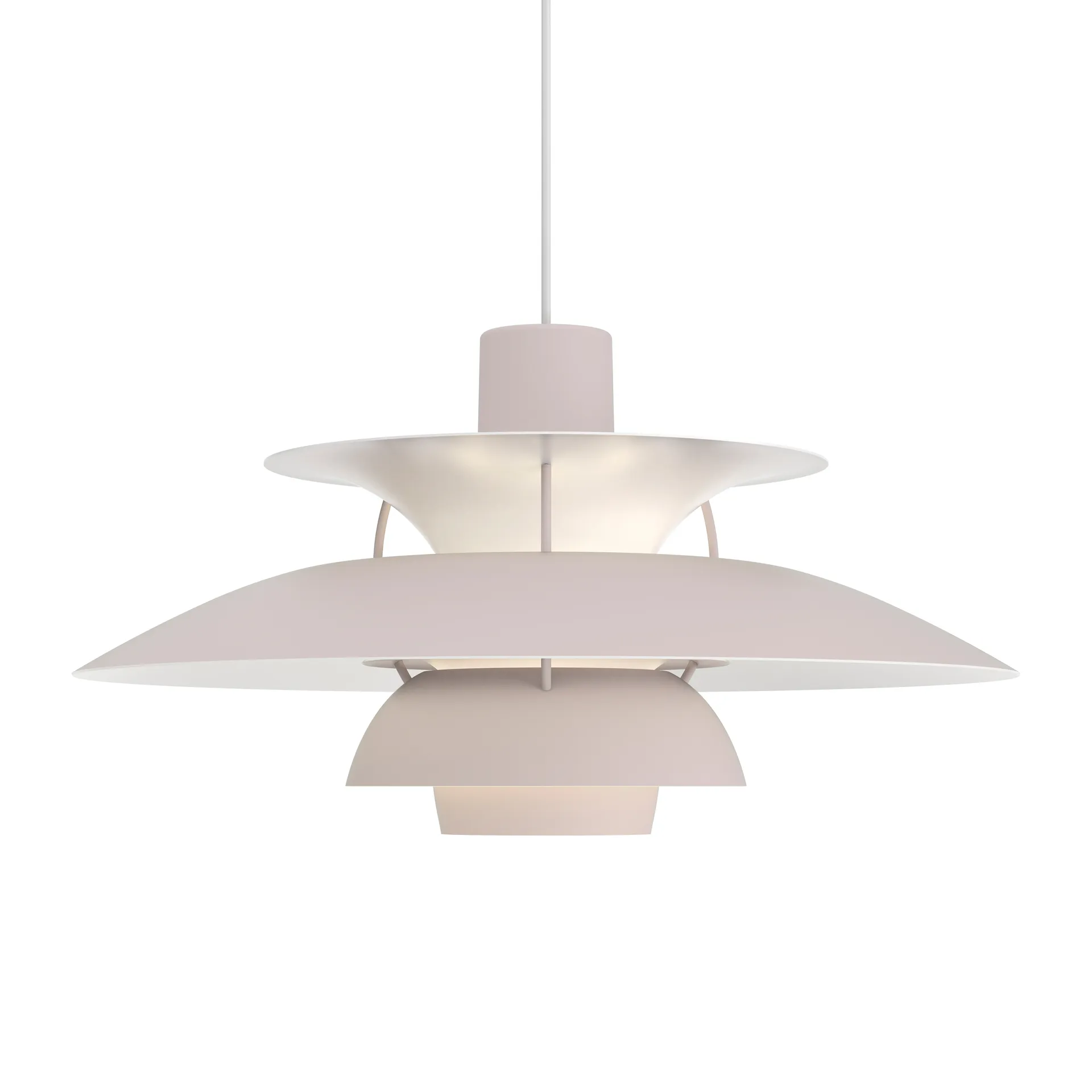 Lámpara colgante PH 5, Ø500, Gris ostra Louis Poulsen