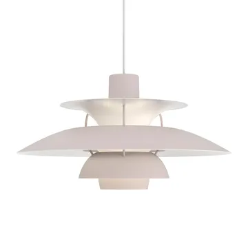 Lámpara colgante PH 5 - Ø500, Gris ostra - Louis Poulsen