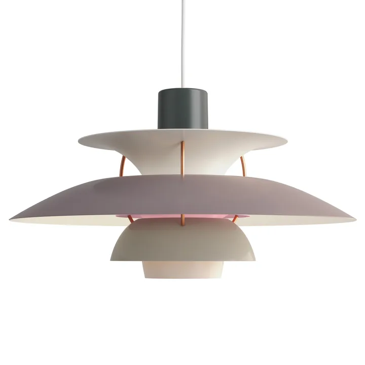 Lámpara colgante PH 5 - Ø500, Gris - Louis Poulsen