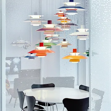 Lámpara colgante PH 5 - Ø500, Gris - Louis Poulsen
