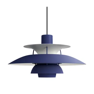 Lámpara colgante PH 5 - Ø500, Monochrom dusty indigo - Louis Poulsen