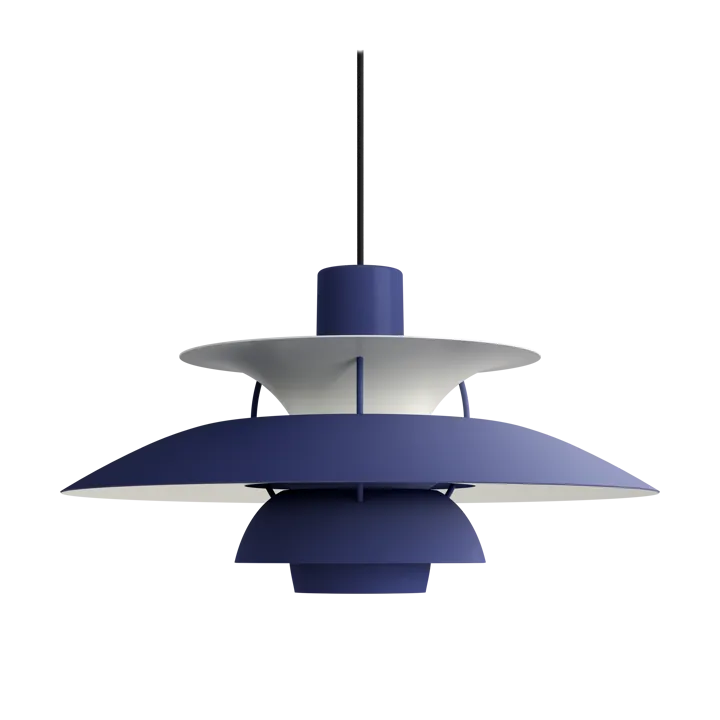 Lámpara colgante PH 5 - Ø500, Monochrom dusty indigo - Louis Poulsen