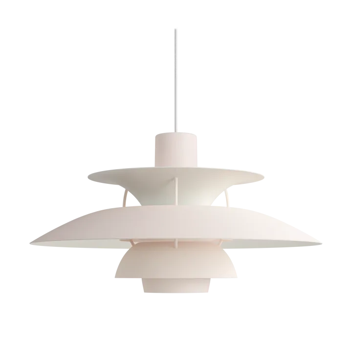 Lámpara colgante PH 5 - Ø500, Monochrom pale blush - Louis Poulsen