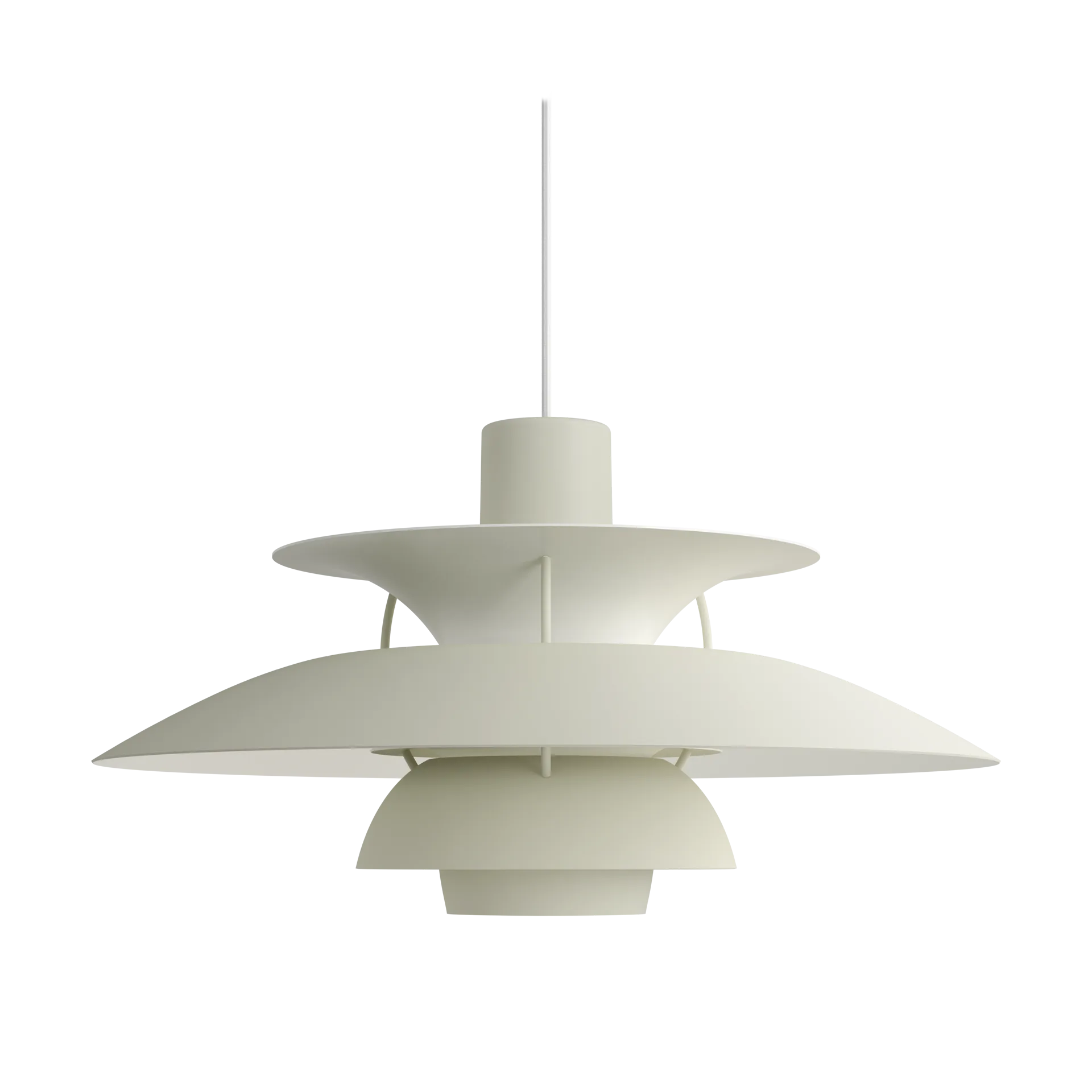 Lámpara colgante PH 5, Ø500, Monochrom pale pewter Louis Poulsen