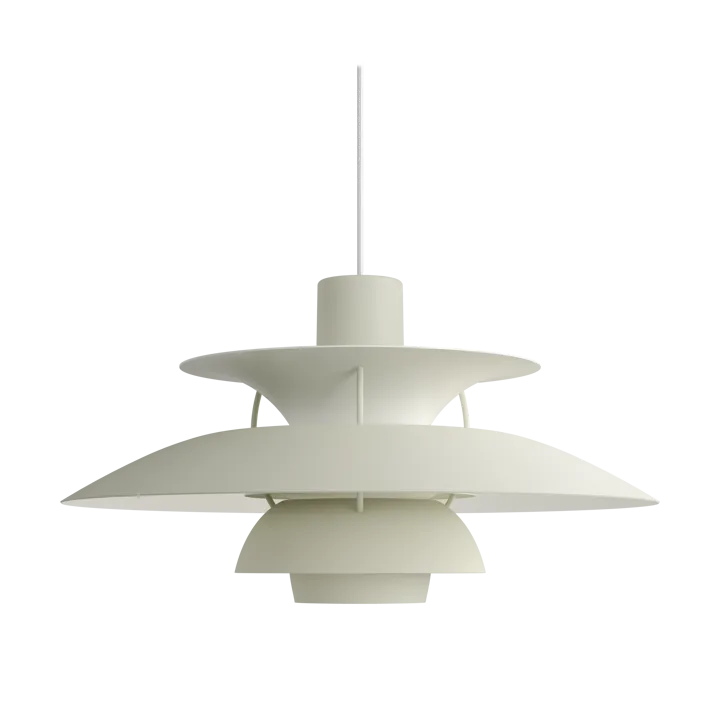 Lámpara colgante PH 5 - Ø500, Monochrom pale pewter - Louis Poulsen