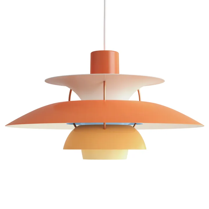Lámpara colgante PH 5 - Ø500, Naranja - Louis Poulsen