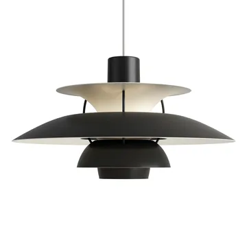 Lámpara colgante PH 5 - Ø500, Negro - Louis Poulsen