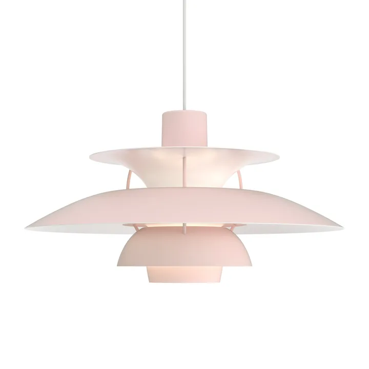 Lámpara colgante PH 5 - Ø500, Rosa claro - Louis Poulsen