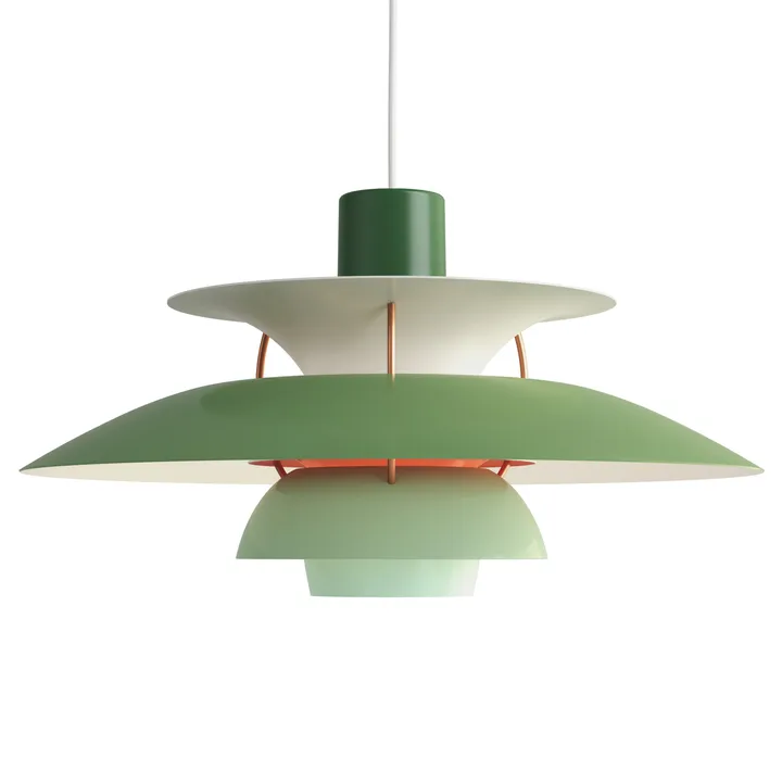 Lámpara colgante PH 5 - Ø500, Verde - Louis Poulsen