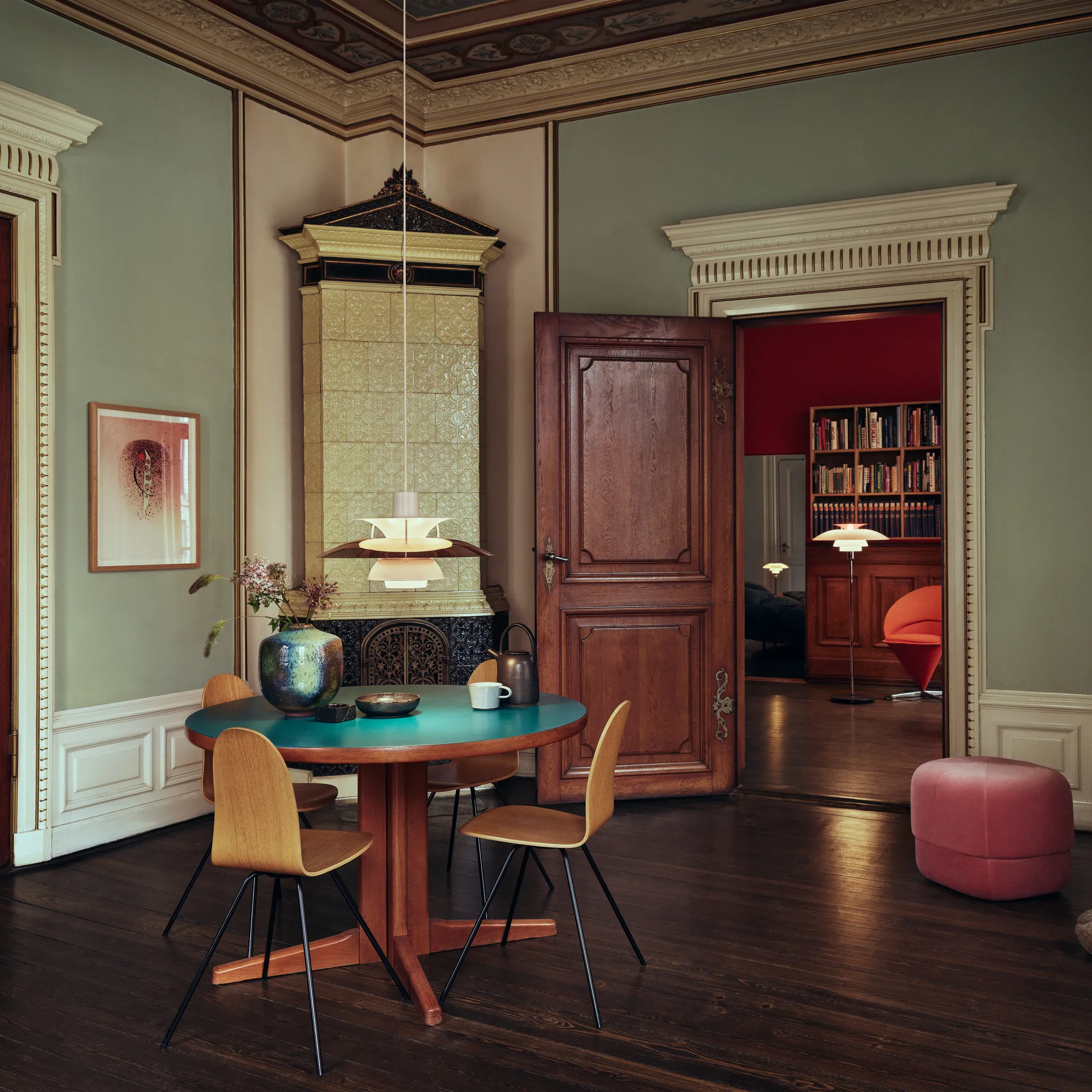 Lámpara colgante PH 5, Cobre Louis Poulsen