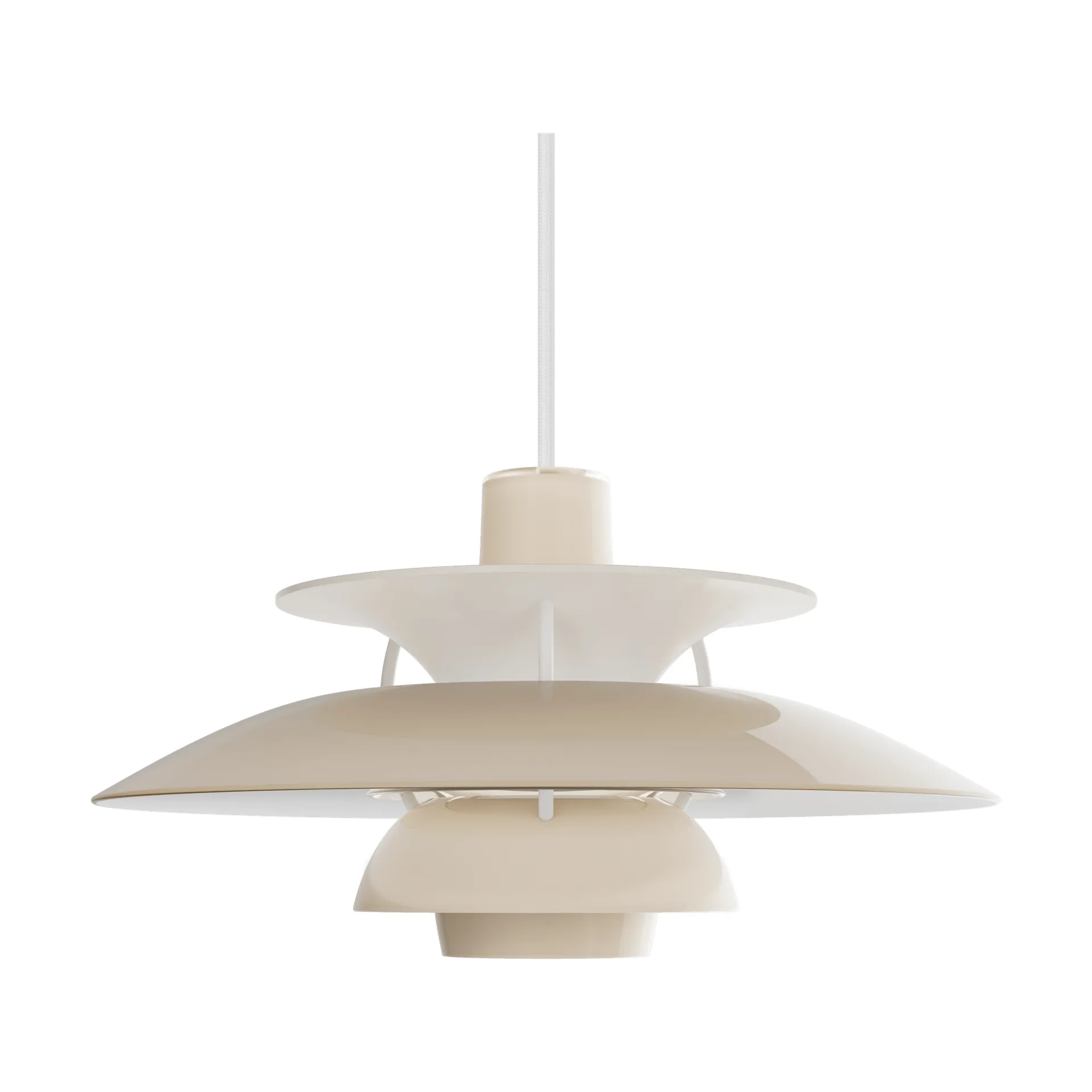 Lámpara colgante PH 5 de Ø32 cm, Opal beige Louis Poulsen
