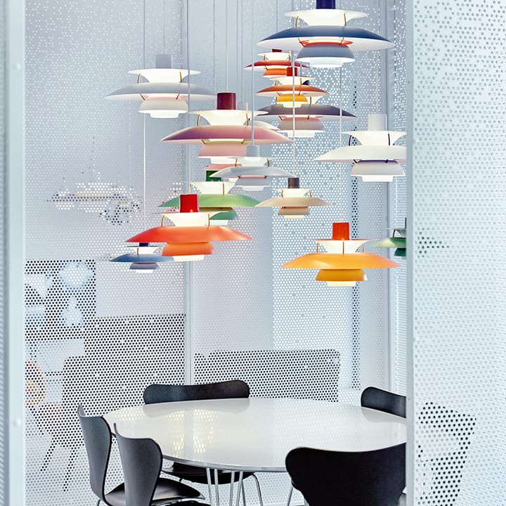 Lámpara colgante PH 5, Gris Louis Poulsen