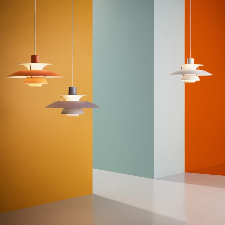 Lámpara colgante PH 5, Gris Louis Poulsen