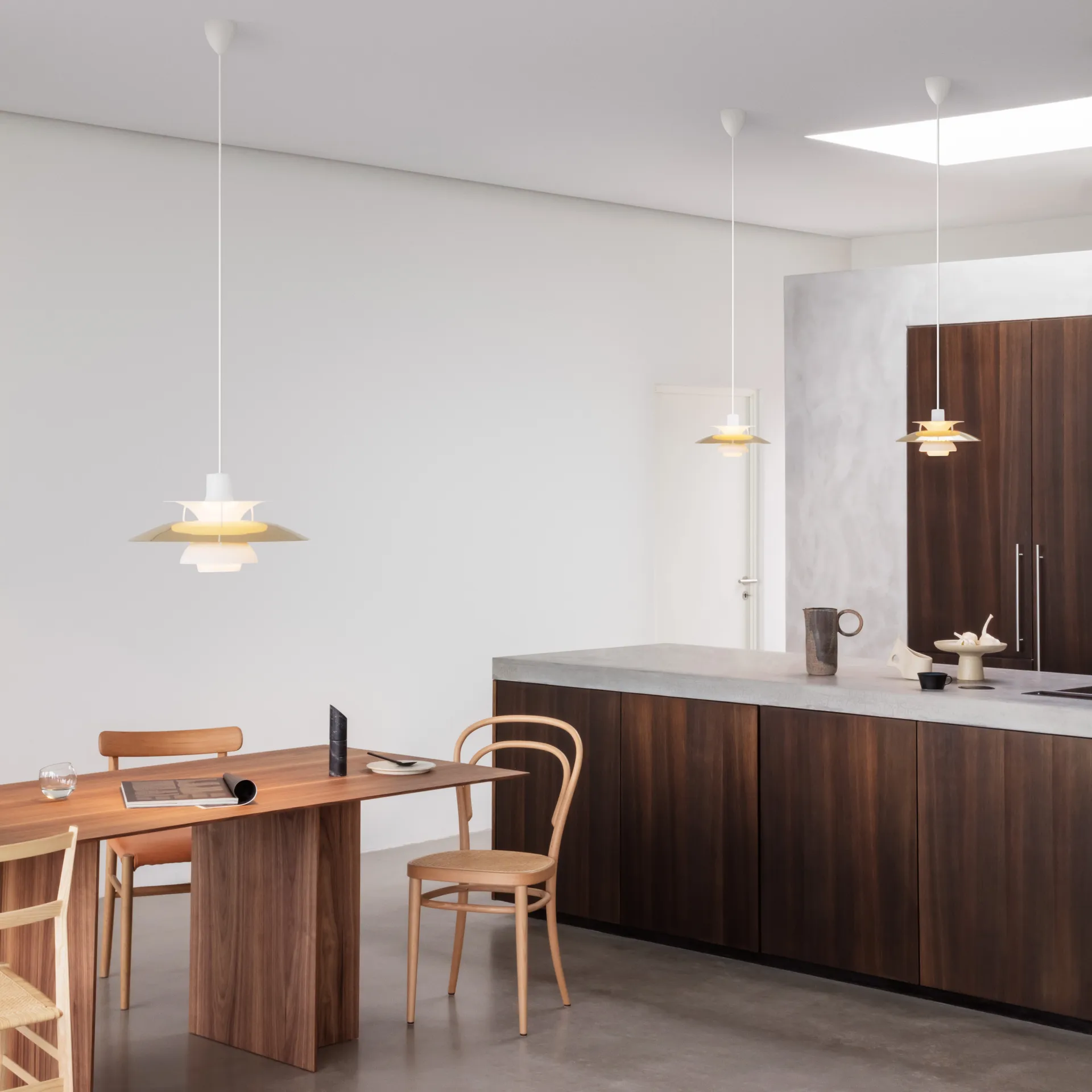 Lámpara colgante PH 5, Latón Louis Poulsen