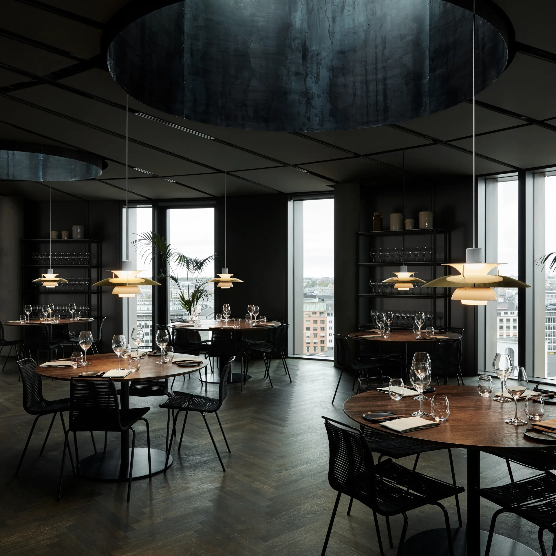 Lámpara colgante PH 5, Latón Louis Poulsen