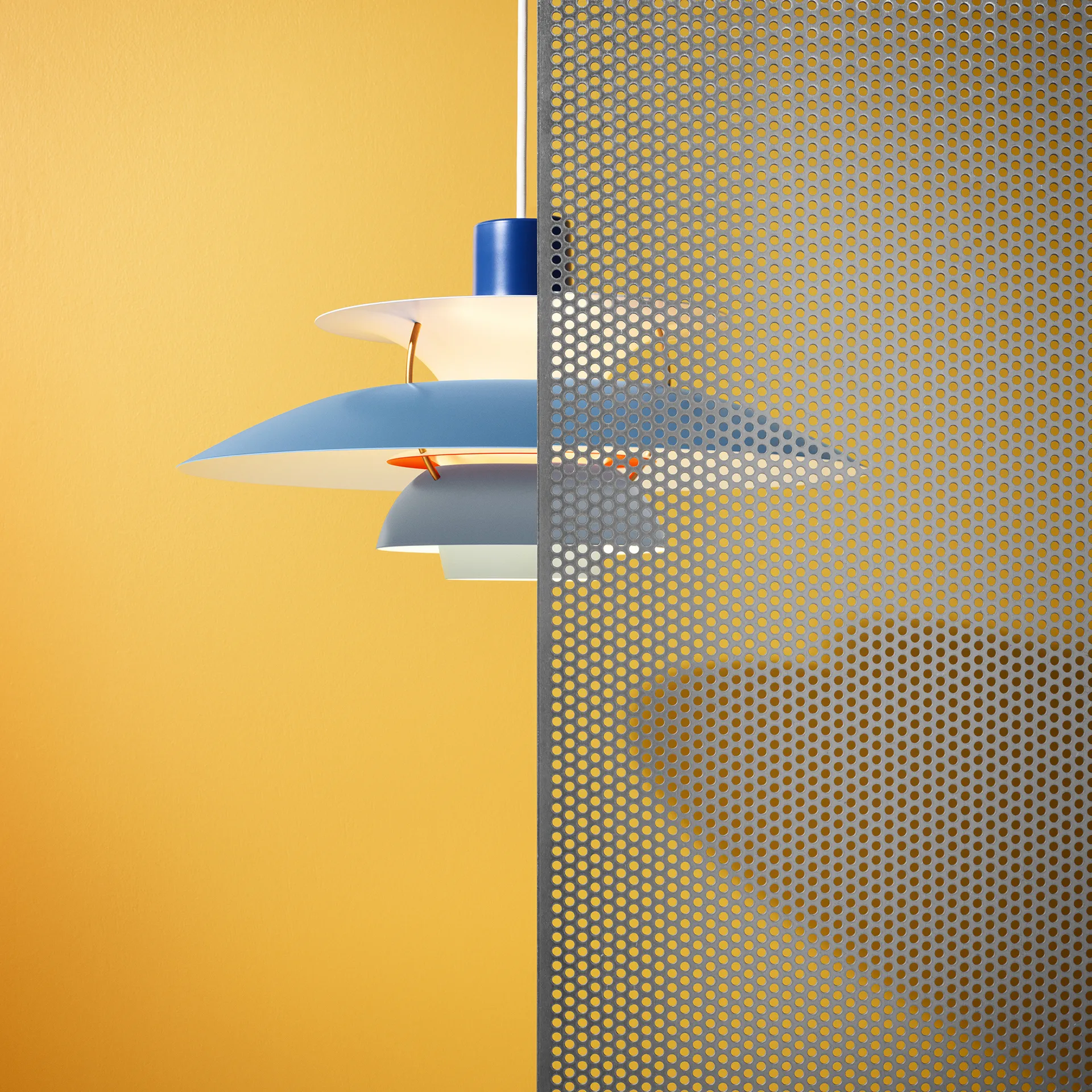 Lámpara colgante PH 5 MINI, Azul Louis Poulsen