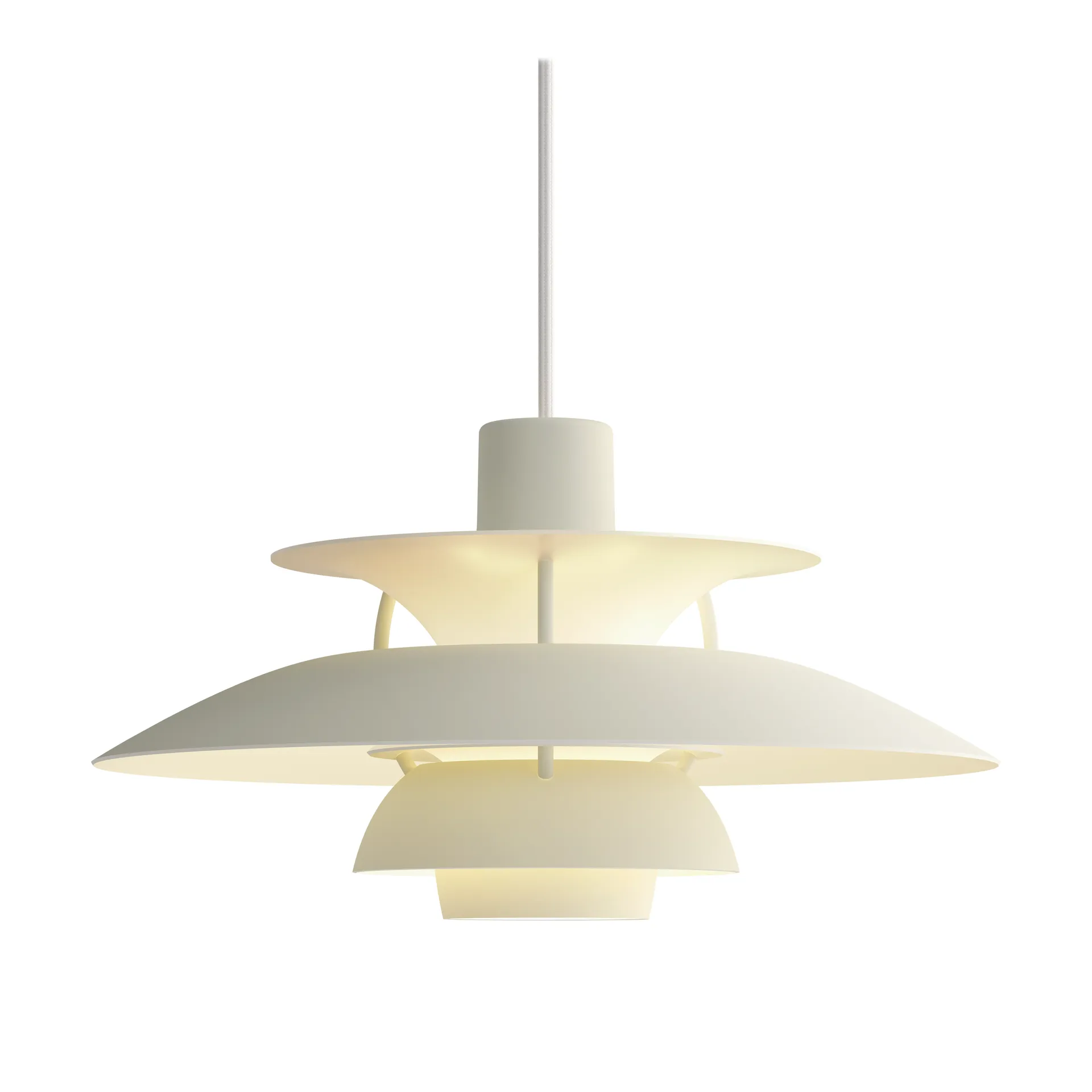 Lámpara colgante PH 5 MINI monocromo, Pale pewter Louis Poulsen