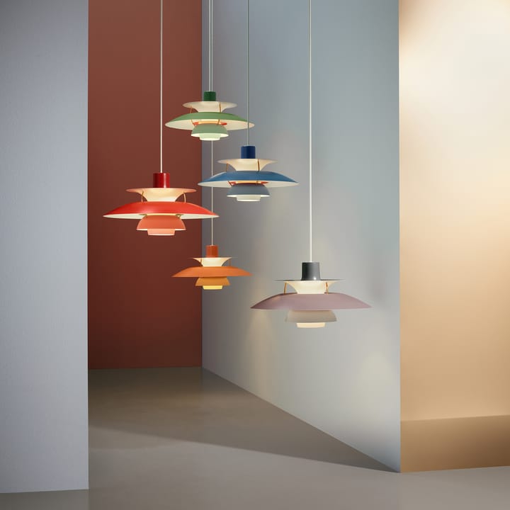 Lámpara colgante PH 5, Naranja Louis Poulsen