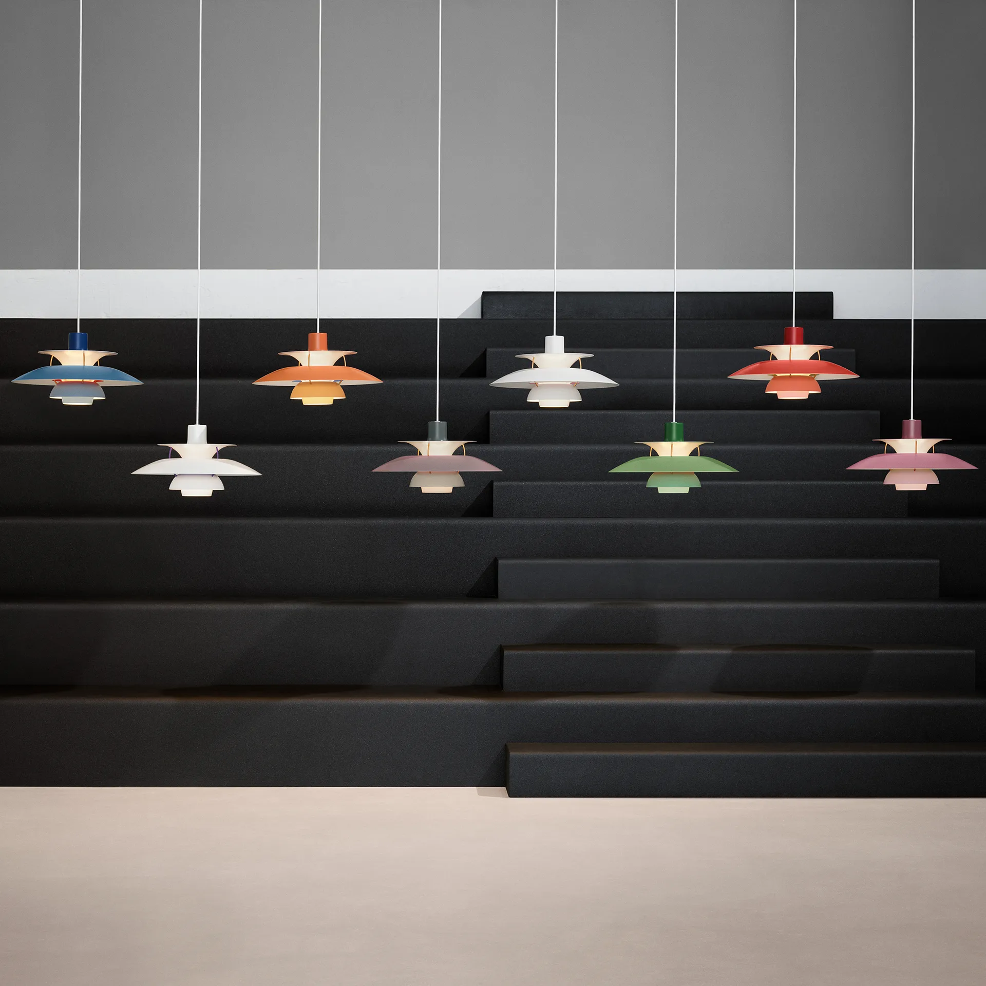 Lámpara colgante PH 5, Verde Louis Poulsen