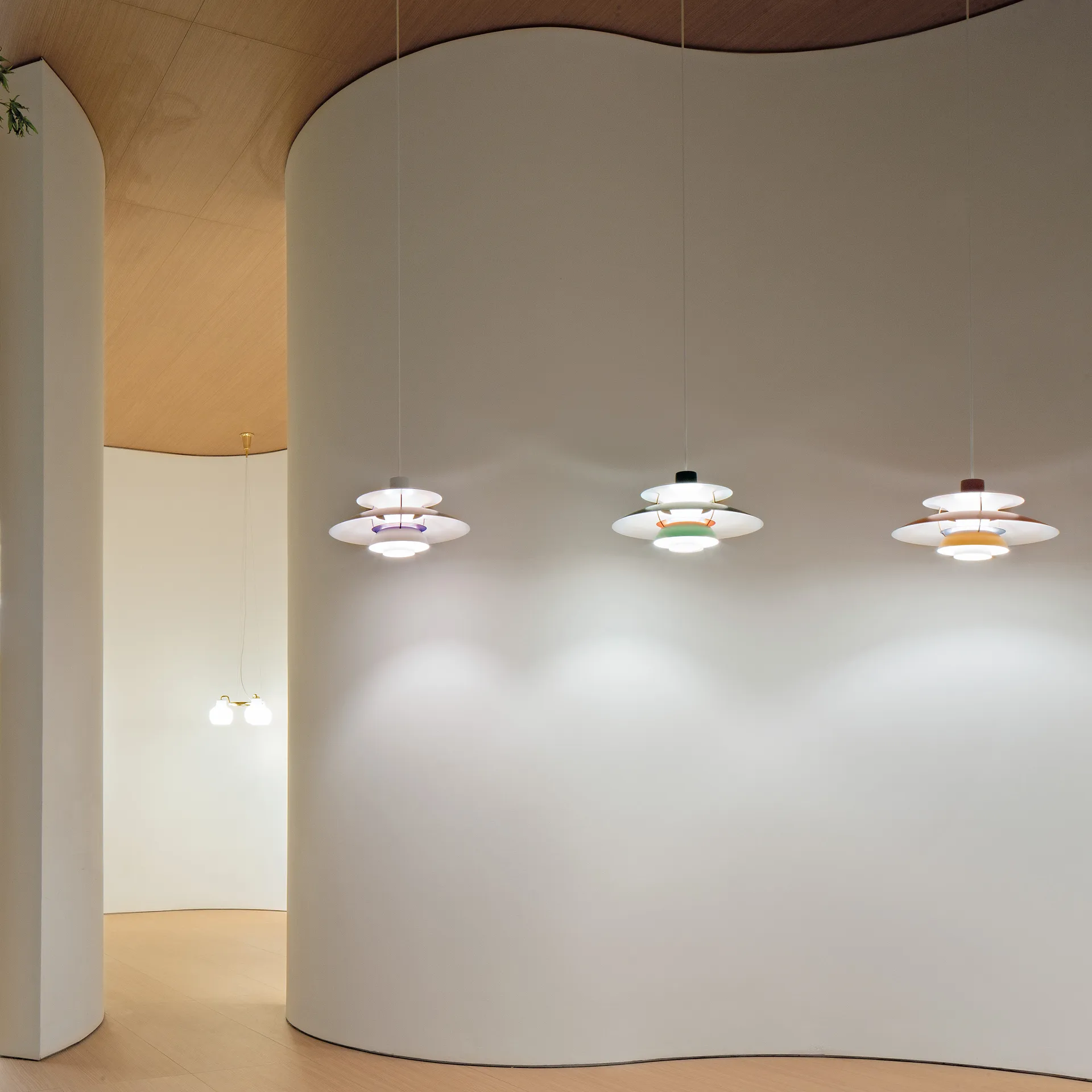 Lámpara colgante PH 5, Verde Louis Poulsen