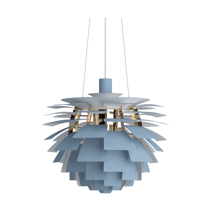 Lámpara colgante PH Artichoke Ø48 cm - Dusty blue-brass metallised - Louis Poulsen