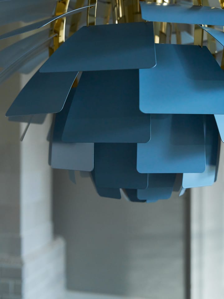 Lámpara colgante PH Artichoke Ø48 cm, Dusty blue-brass metallised Louis Poulsen