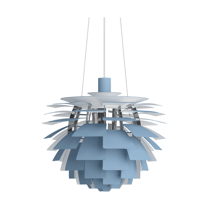 Lámpara colgante PH Artichoke Ø48 cm - Dusty blue-high lustre chrome plated - Louis Poulsen