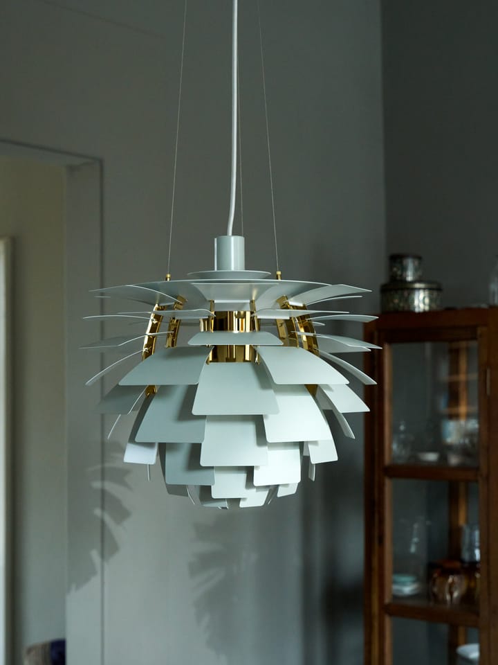 Lámpara colgante PH Artichoke Ø48 cm, Dusty green-brass metallised Louis Poulsen