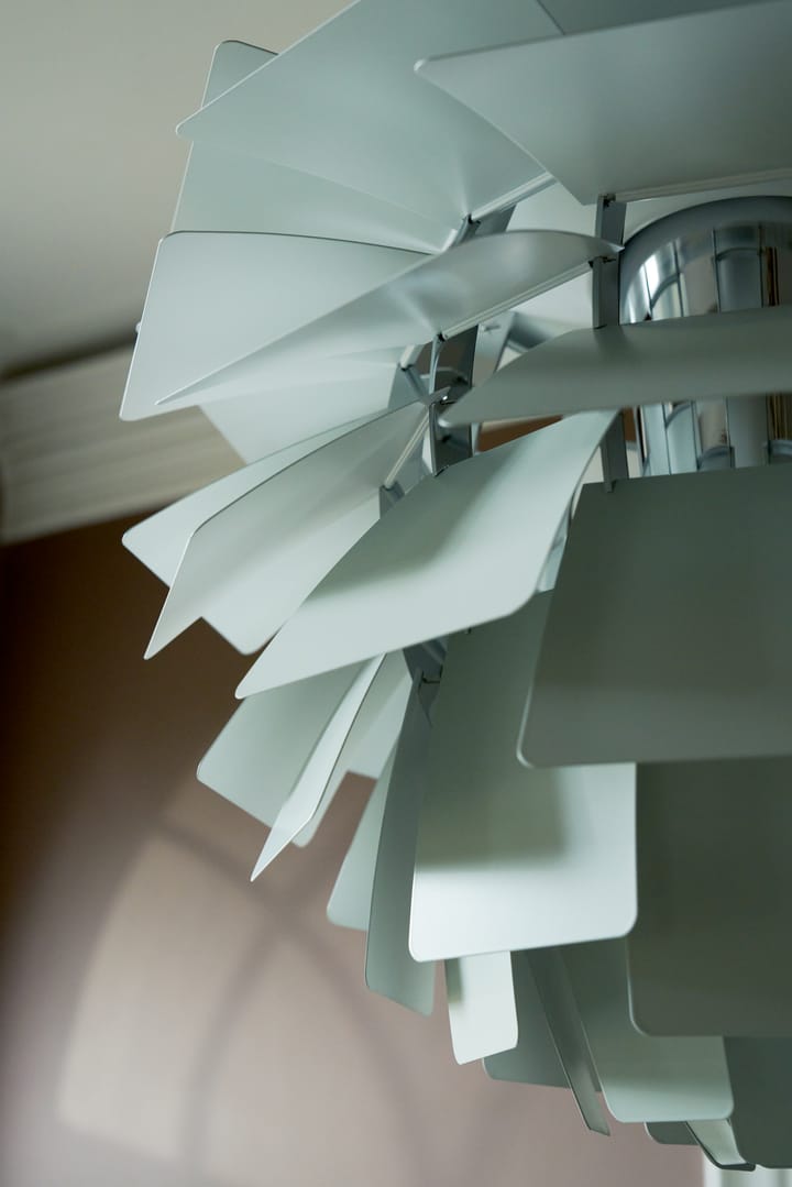 Lámpara colgante PH Artichoke Ø48 cm, Dusty green-high lustre chrome plated Louis Poulsen