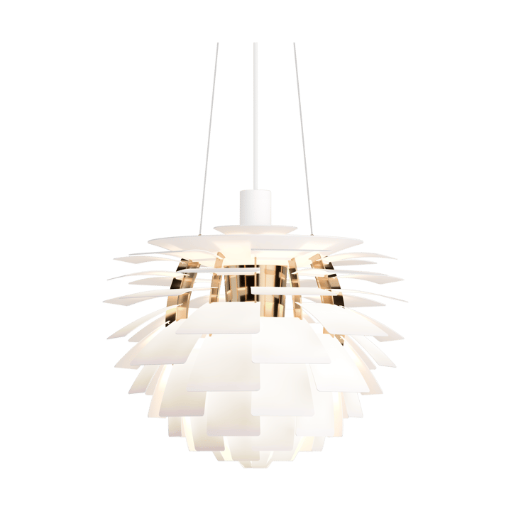 Lámpara colgante PH Artichoke Ø48 cm, Soft white-brass metallised Louis Poulsen