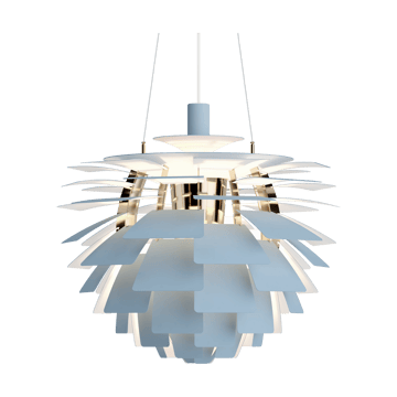 Lámpara colgante PH Artichoke Ø60 cm - Dusty blue-brass metallised - Louis Poulsen