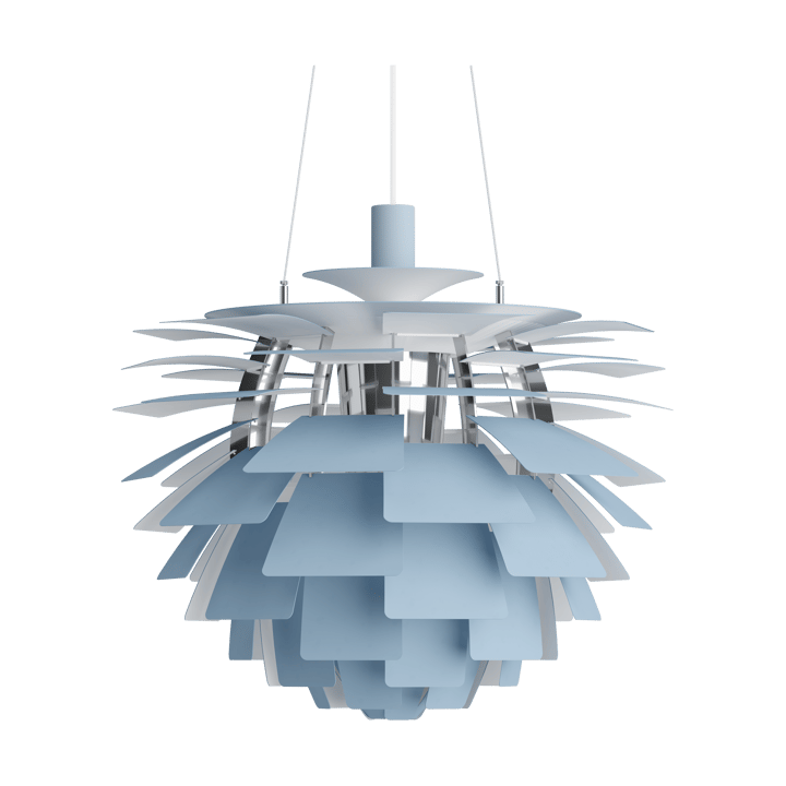 Lámpara colgante PH Artichoke Ø60 cm - Dusty blue-high lustre chrome plated - Louis Poulsen