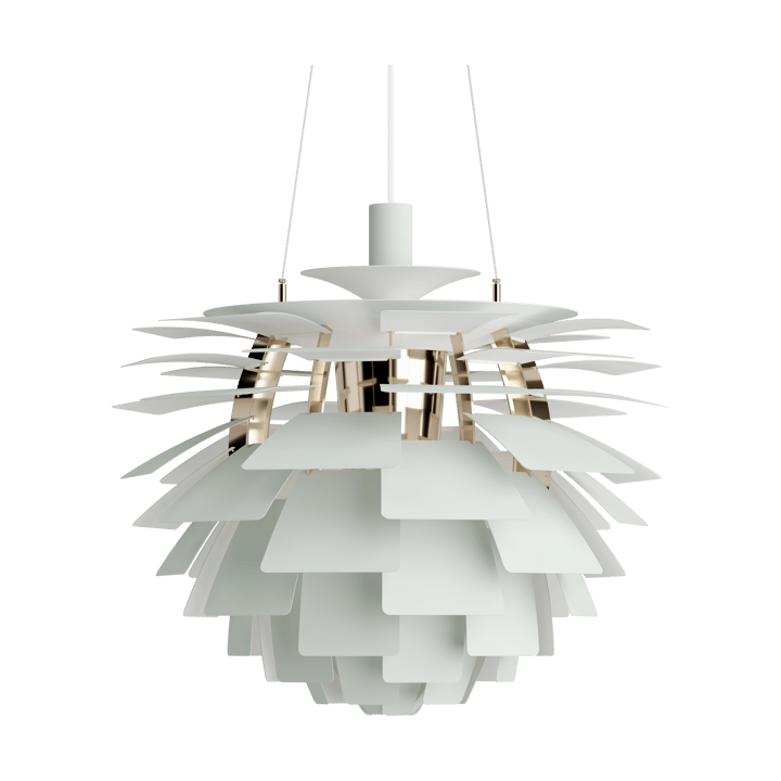 Lámpara colgante PH Artichoke Ø60 cm - Dusty green-brass metallised - Louis Poulsen
