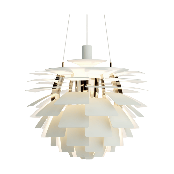 Lámpara colgante PH Artichoke Ø60 cm, Dusty green-brass metallised Louis Poulsen