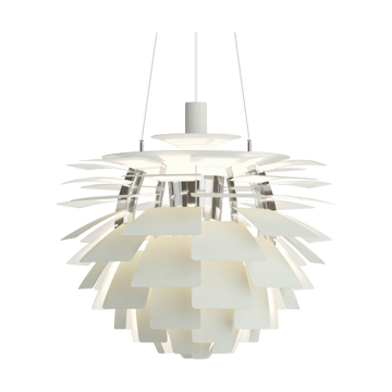 Lámpara colgante PH Artichoke Ø60 cm - Dusty green-high lustre chrome plated - Louis Poulsen