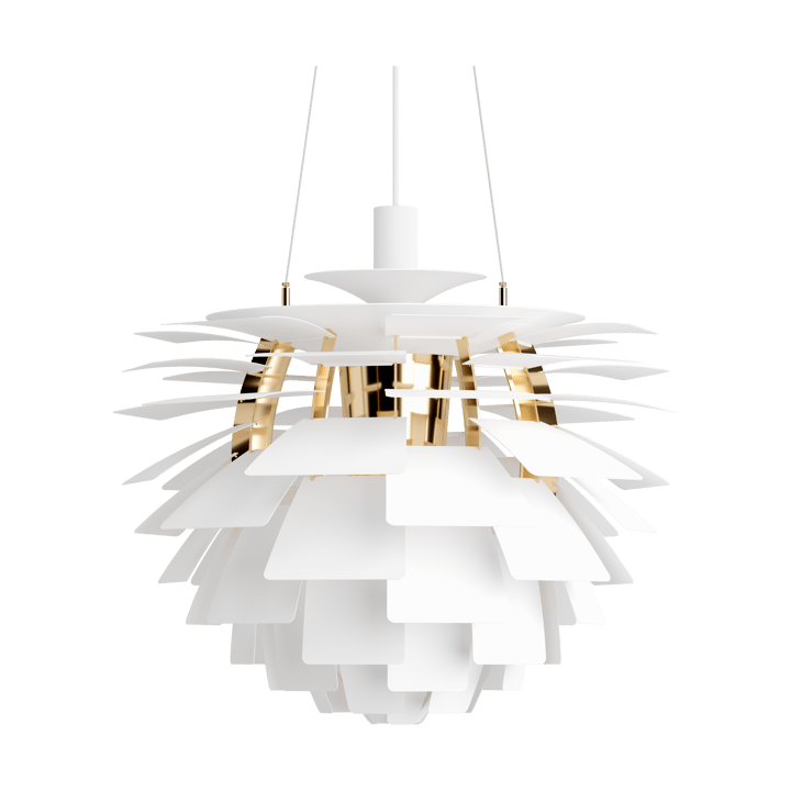 Lámpara colgante PH Artichoke Ø60 cm - Soft white-brass metallised - Louis Poulsen
