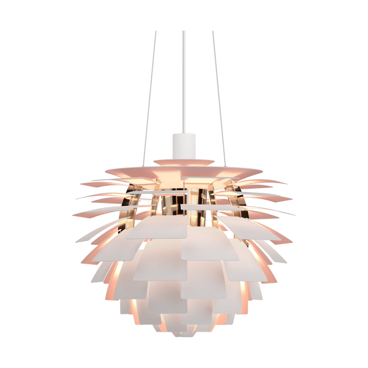 Lámpara colgante PH Artichoke Anniversary edition, Matte white-pale rose Ø48 cm Louis Poulsen